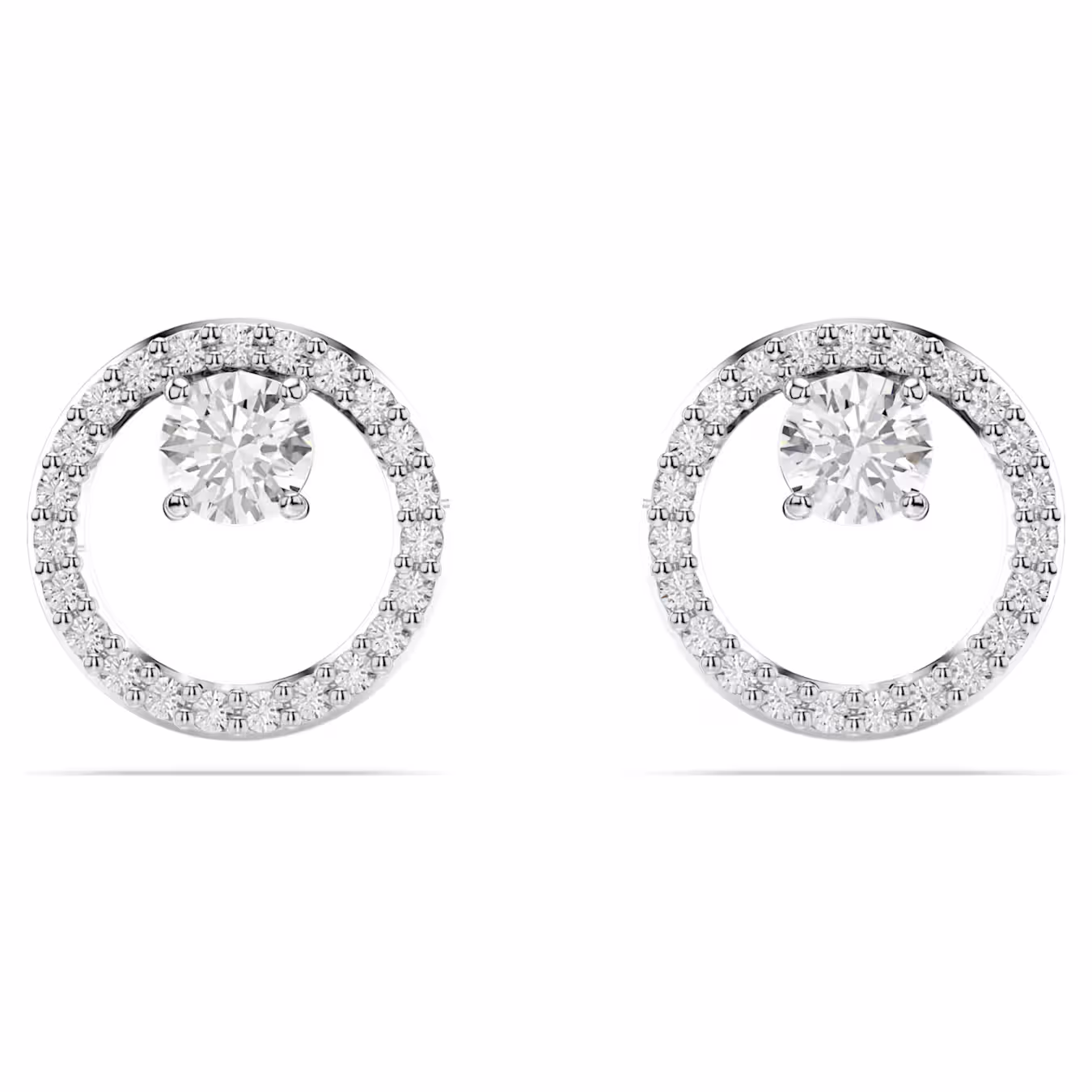 orecchini-a-lobo-constella--taglio-round--bianchi--placcato-rodio-swarovski-5692262