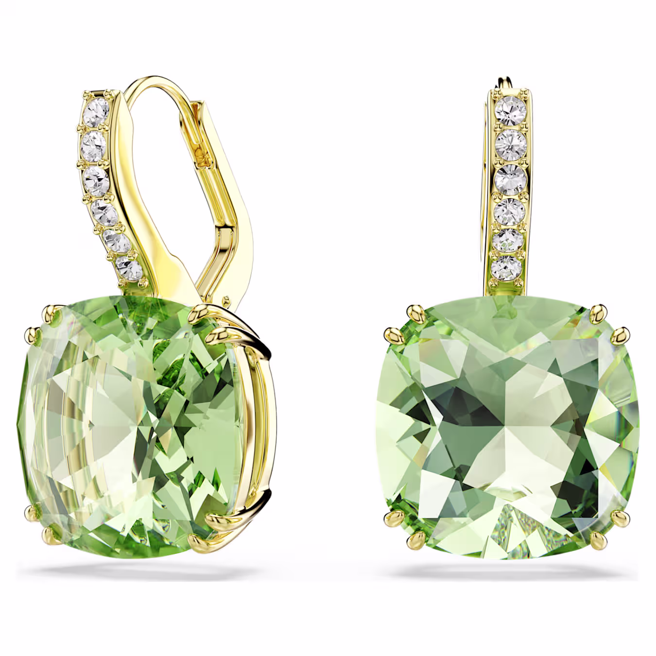 orecchini-pendenti-millenia--taglio-cushion--verdi--finitura-oro-18k-swarovski-5764822 (1)