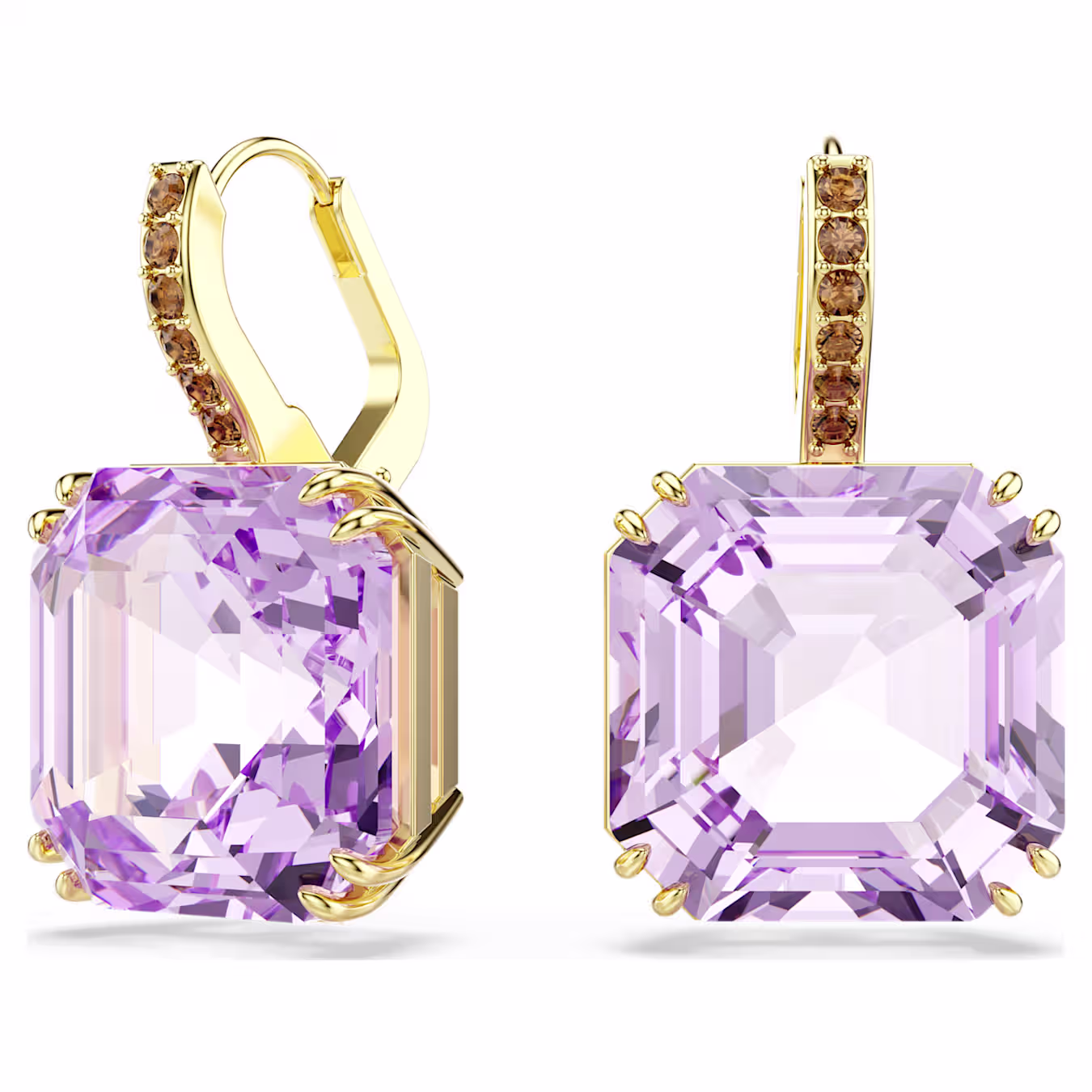 orecchini-pendenti-millenia--taglio-squadrato--viola--finitura-oro-18k-swarovski-5759990 (1)